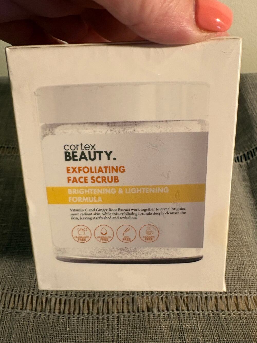 Garage sale Cortex Beauty Exfoliating Face Scrub retails for $159